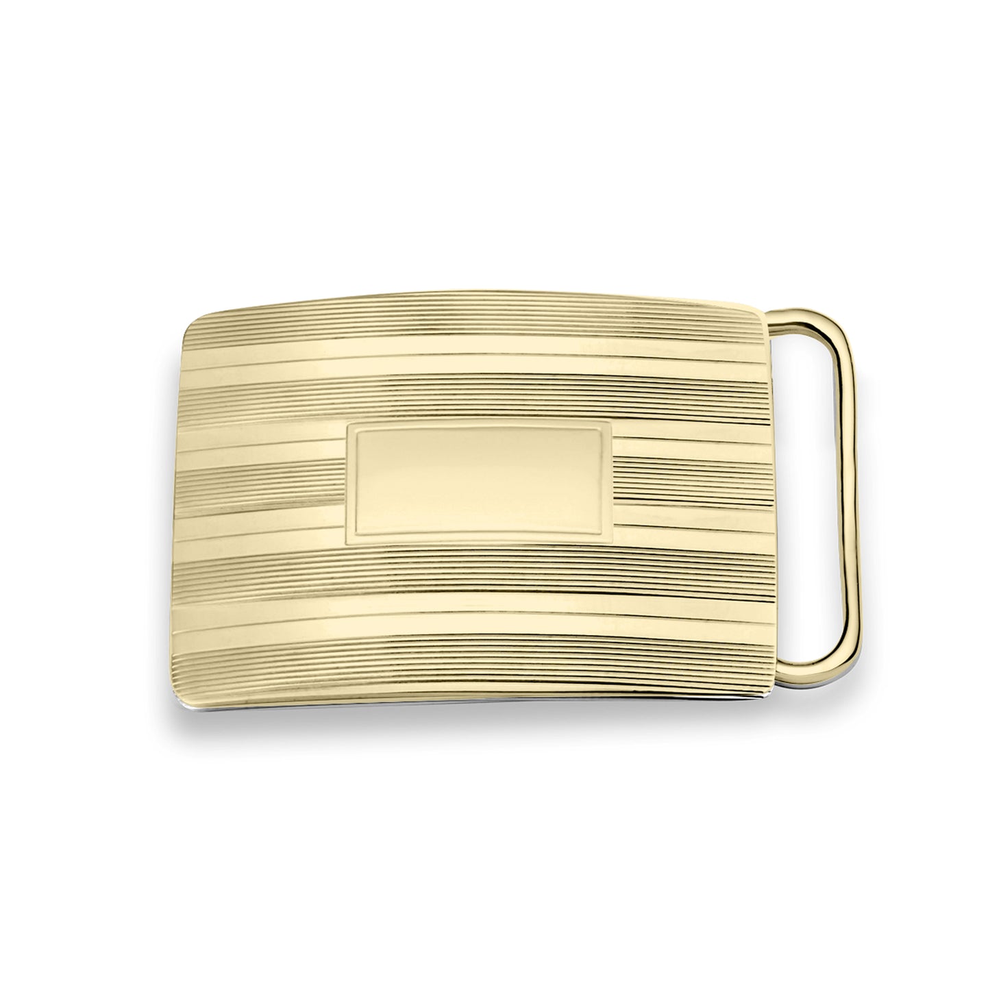 Polished Compression Belt Buckle (BBK-401-LG)