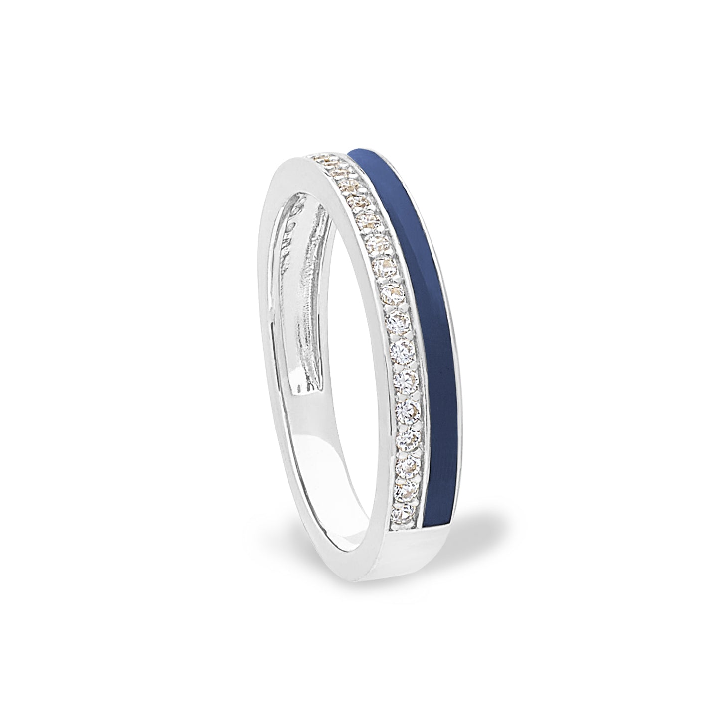 Navy Enamel Ring (BL2360R/5-N)