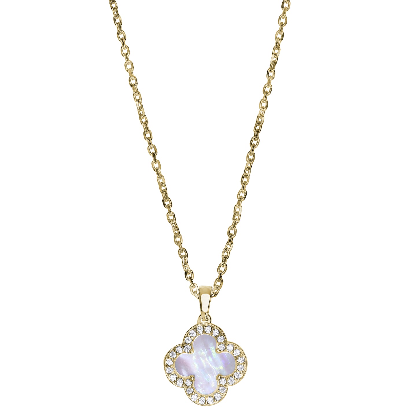 Mother of Pearl Clover Pendant (BL2465NG-MOP)