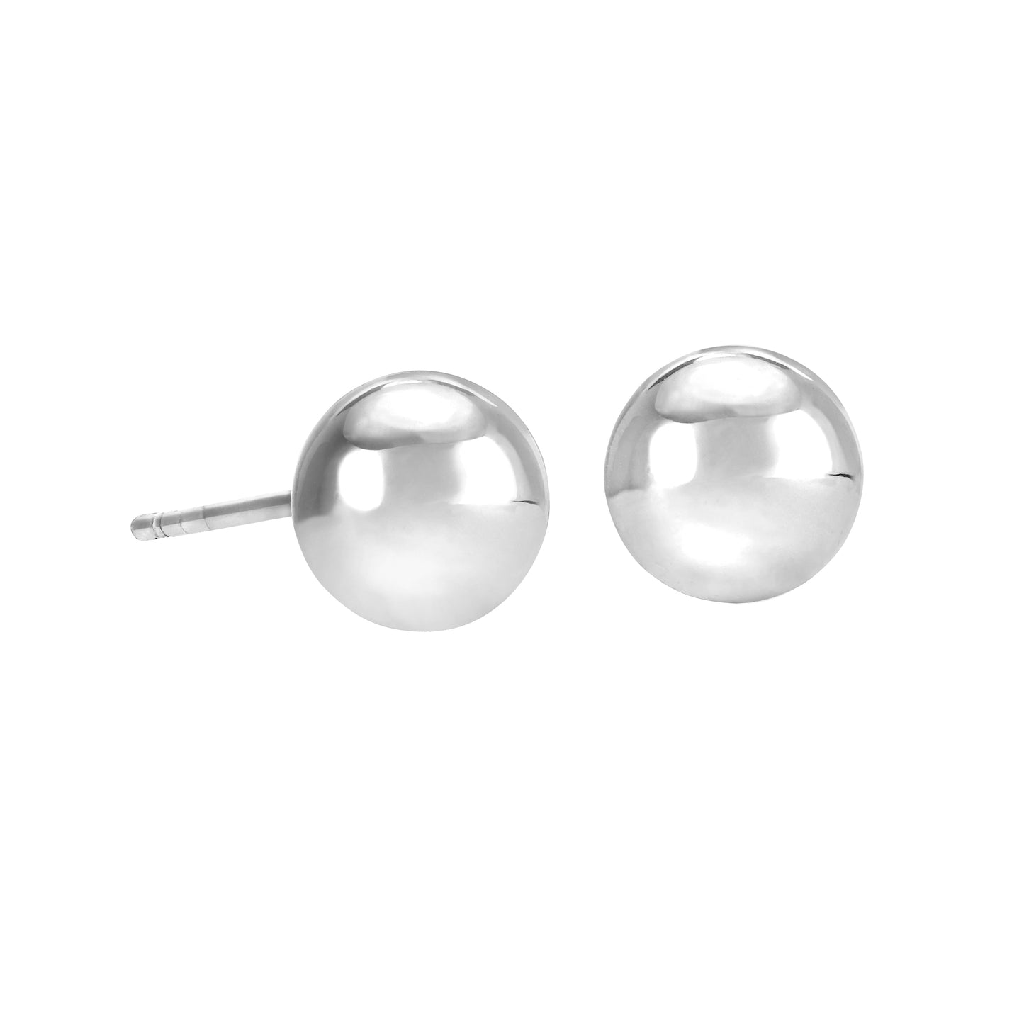 7mm Ball Stud Earrings
