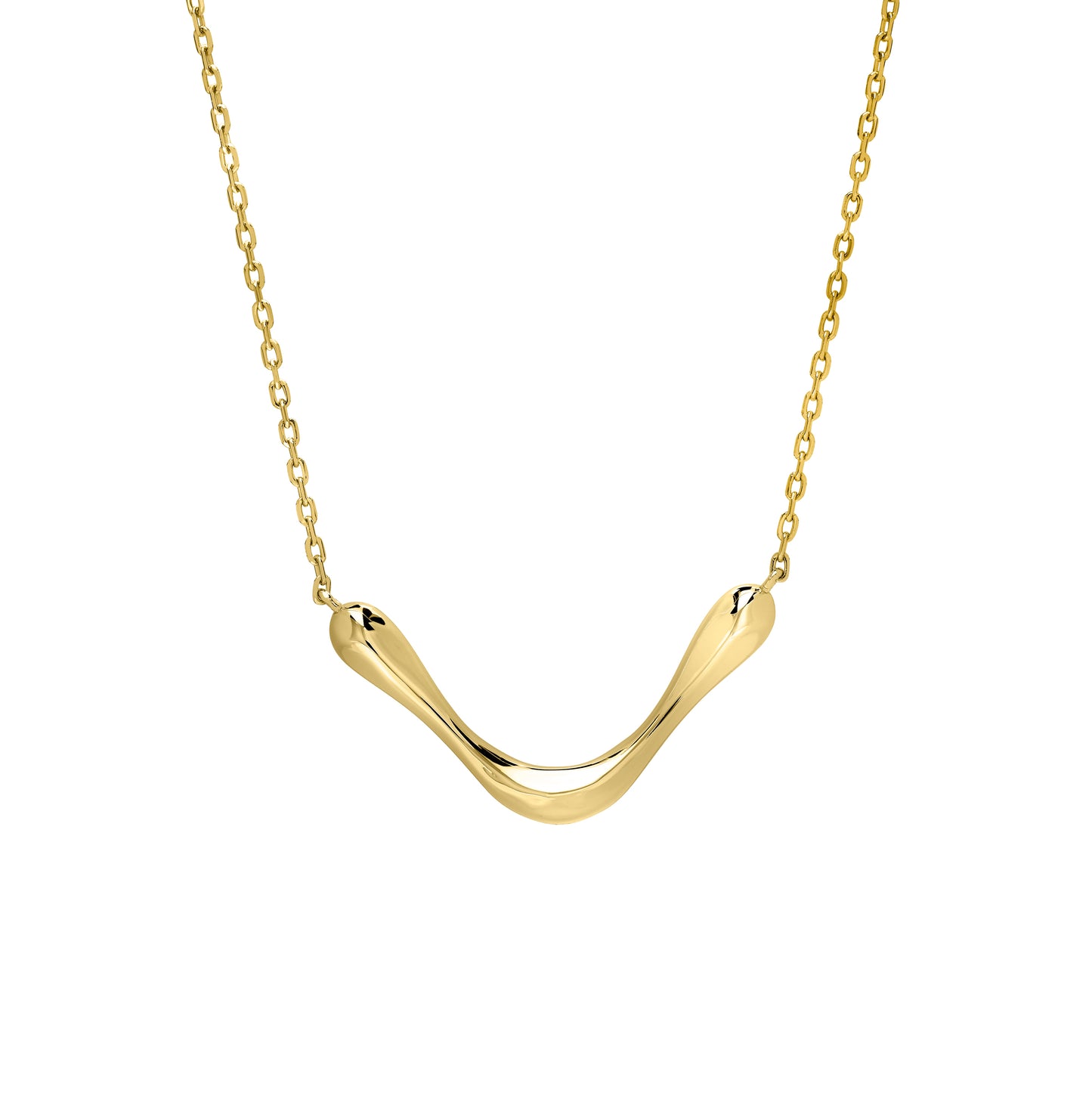 Wavy "V" Necklace