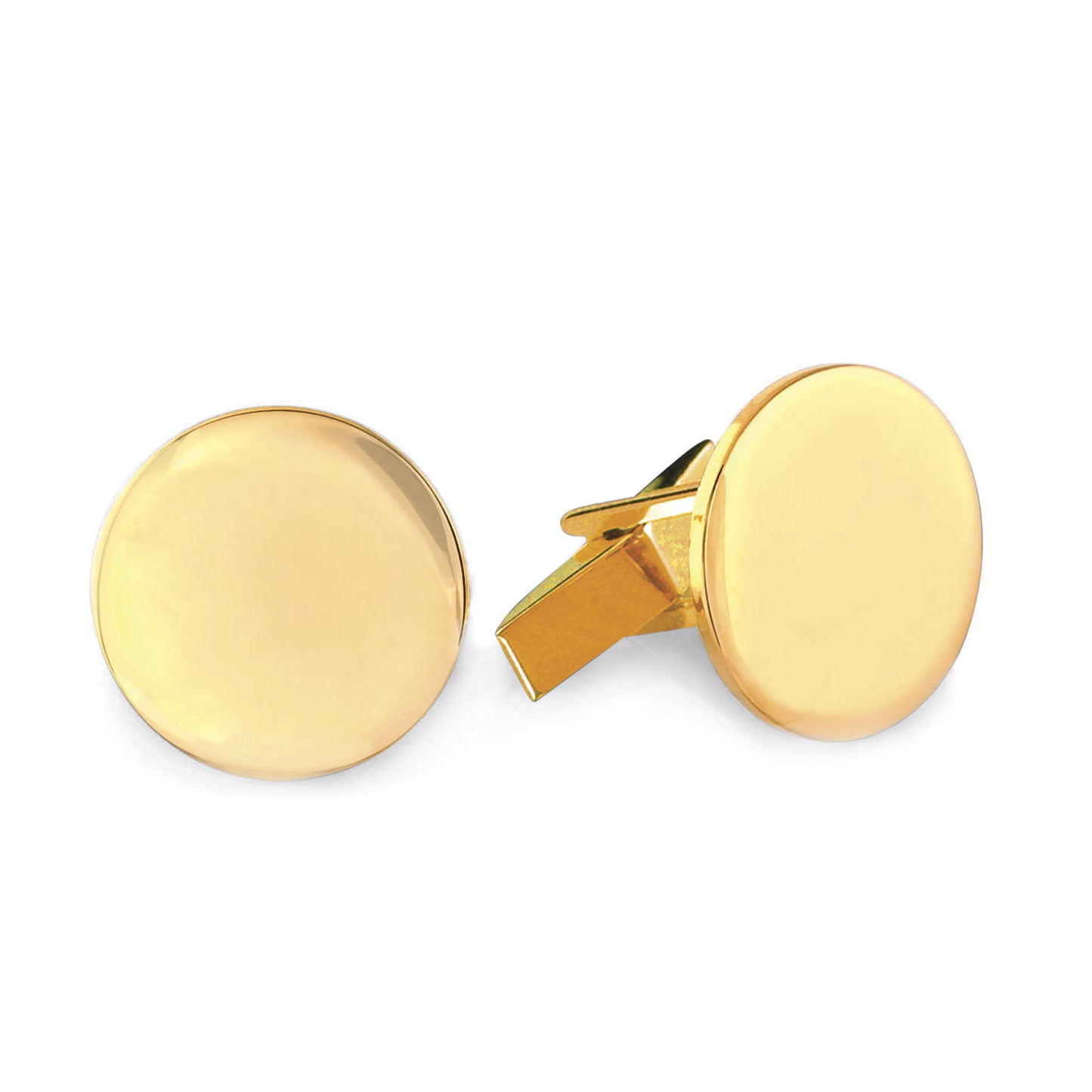 Polished Round Cufflinks (KCL-993)