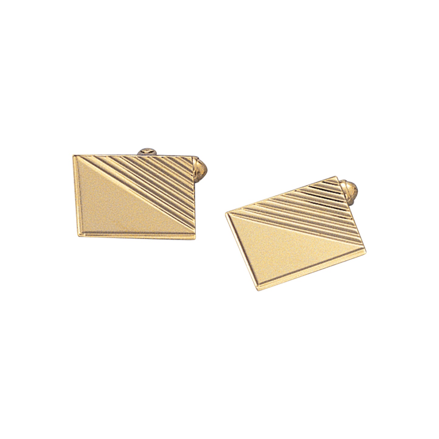 Rectangle Cuffinks with Diagonal Lined Corner (LKCL-21M)