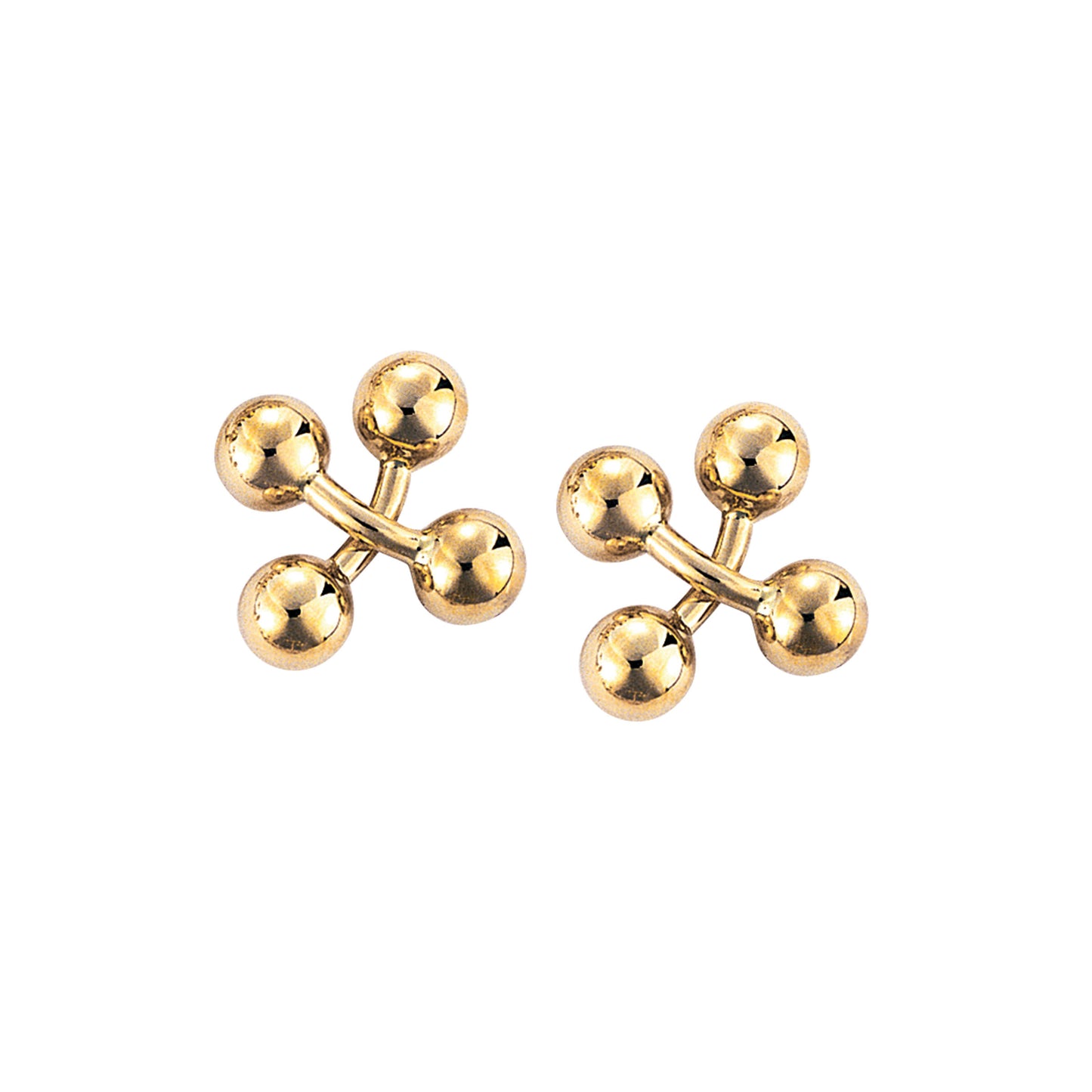 Double Ball Cufflinks (LKCL-4G)