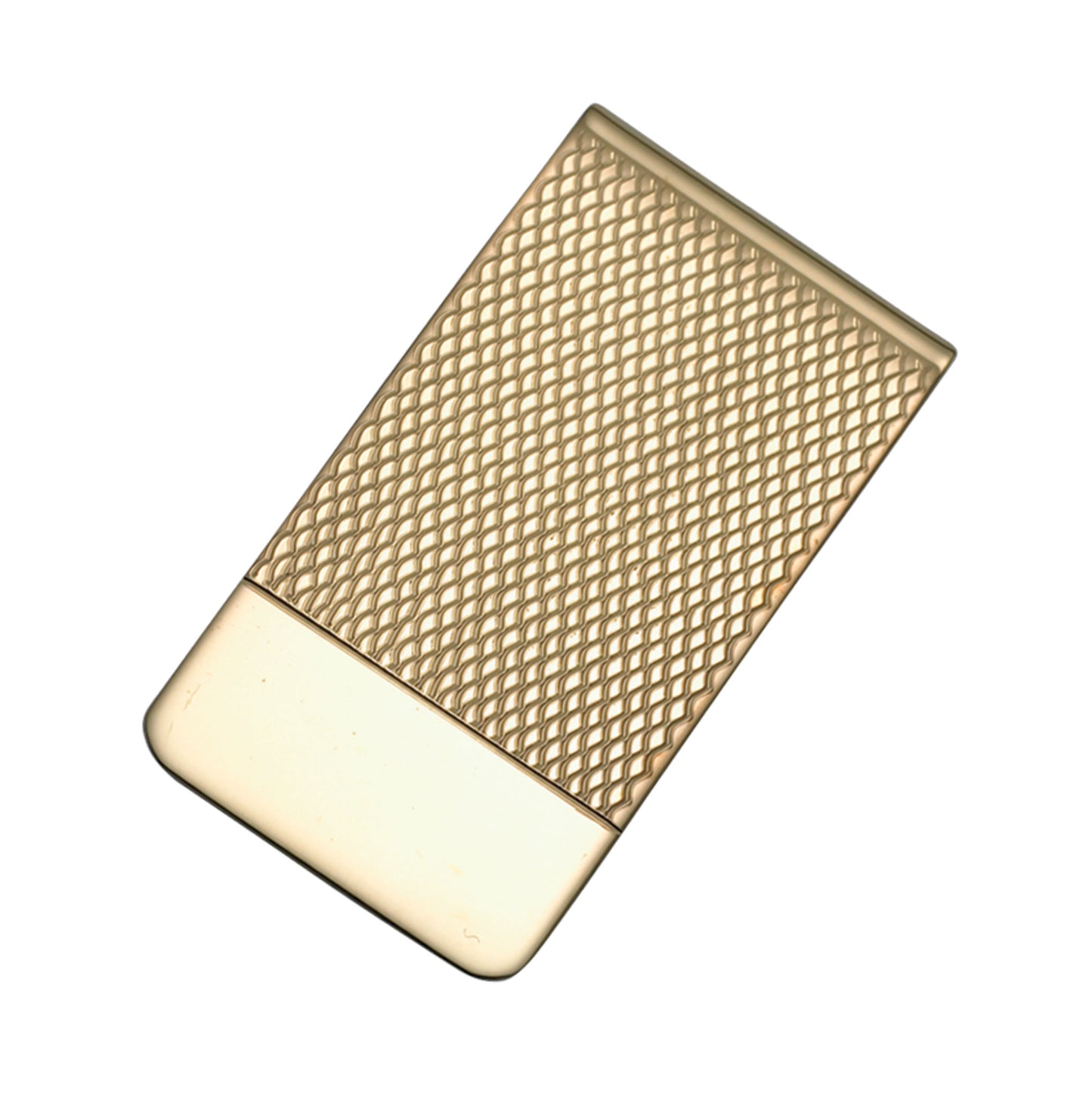 Scalloped Money Clip with Polished End (LKMC-1081)