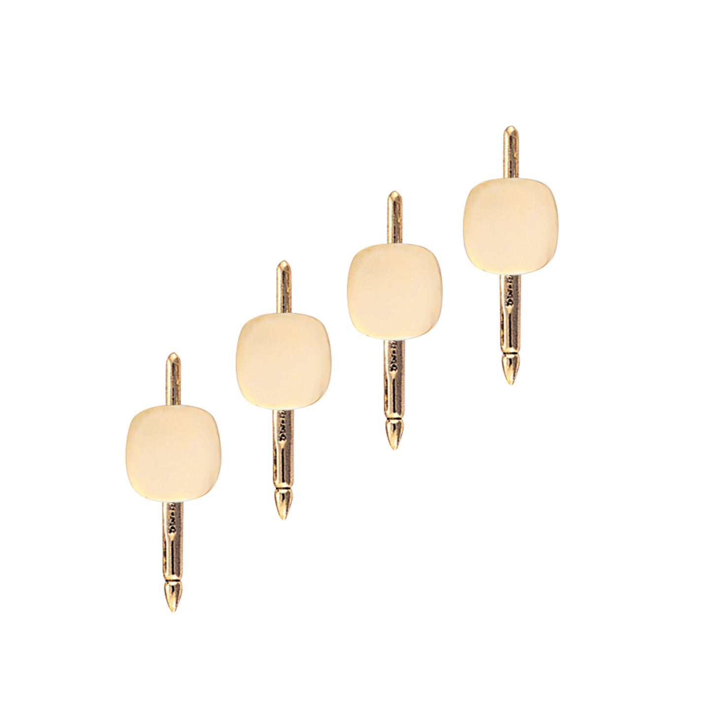 Polished Cushion Shaped Stud Set (LKSS-1906)