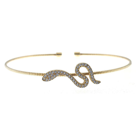Snake Cable Cuff Bracelet   (LL7167B-G)