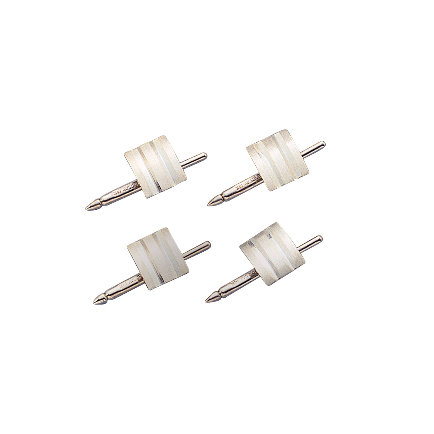 Curved Rectangle Grooved Stud Set   (LWSS-528-ET)