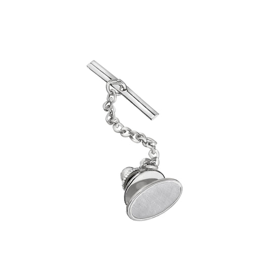 Satined Tie Tack with Polished Border   (LWTT-1918)