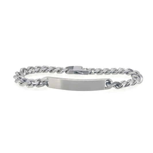 Men's Curb Link ID Bracelet