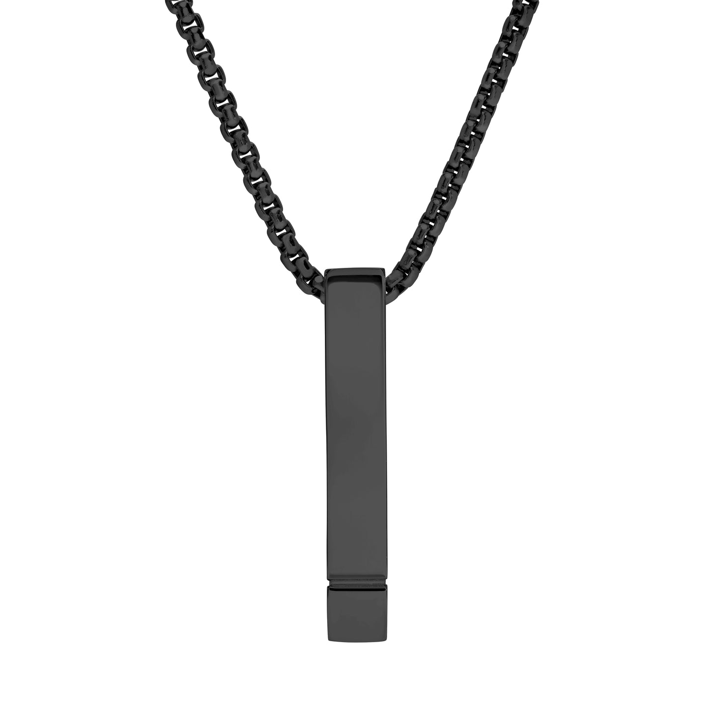 Four Sided Engravable Bar Pendant