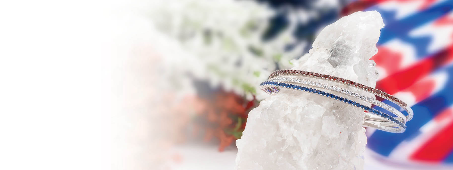 Red, White & Blue Sparkle