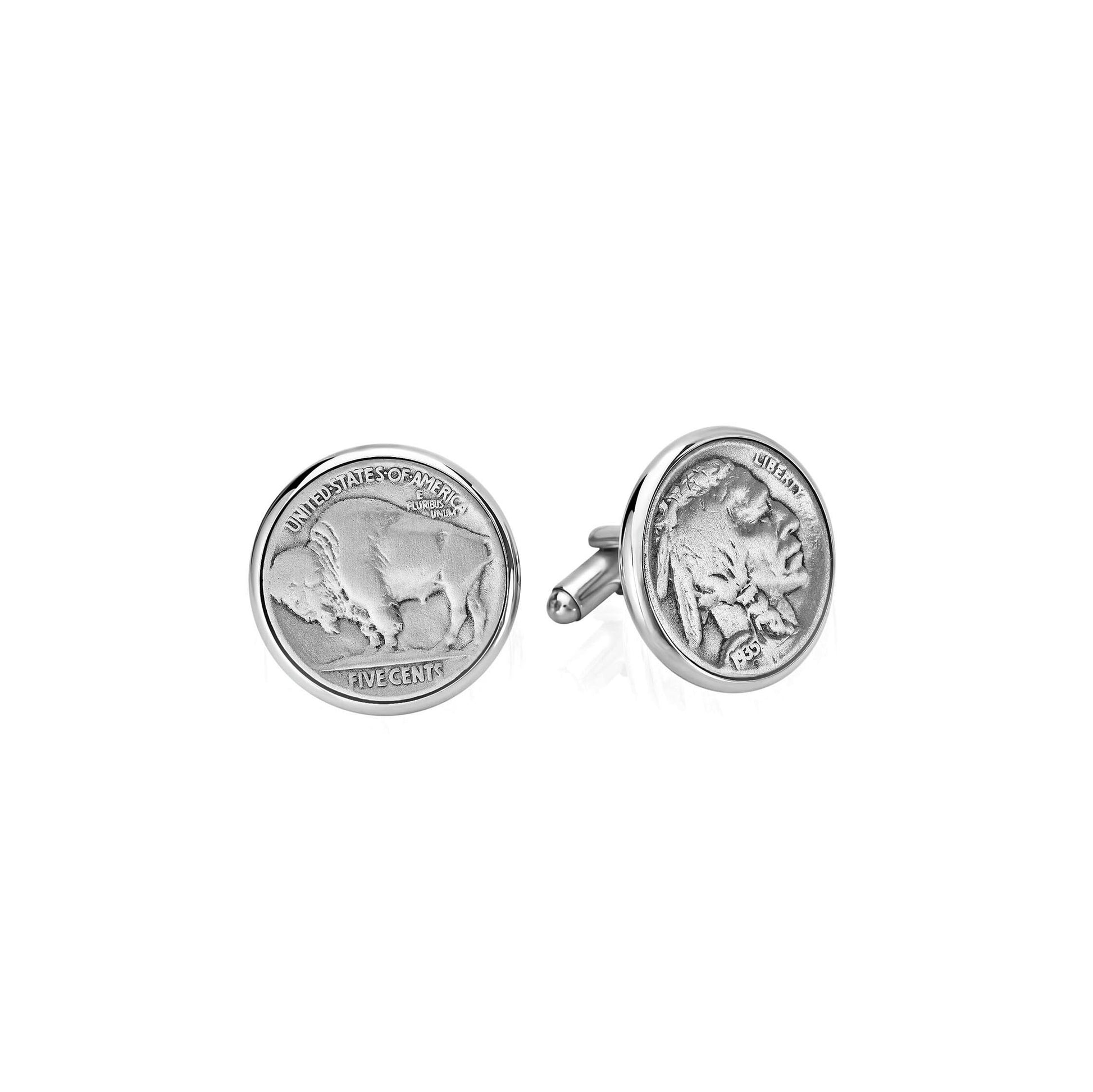 Buffalo Indian Nickel Cufflinks