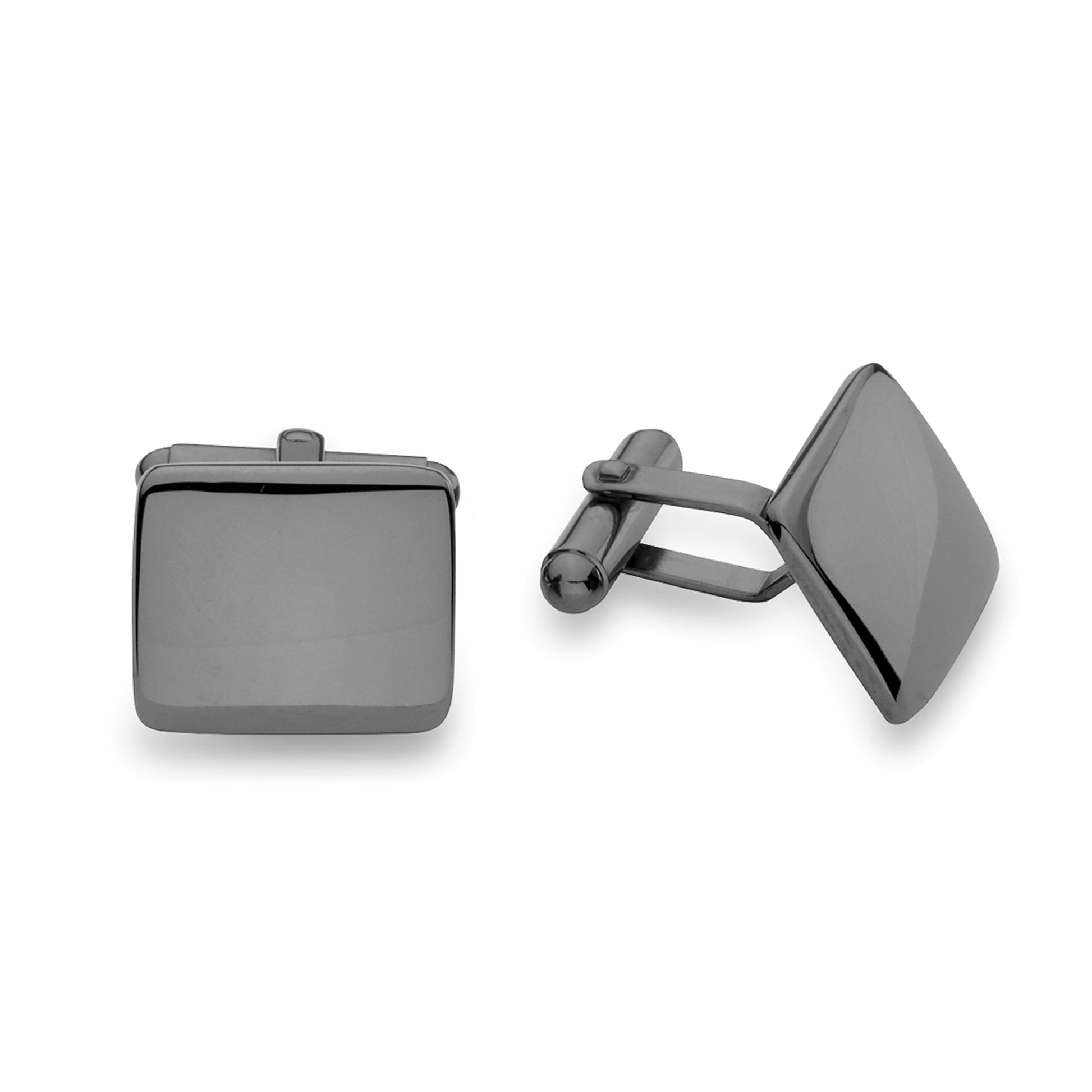 Polished Domed Rectangle Cufflinks