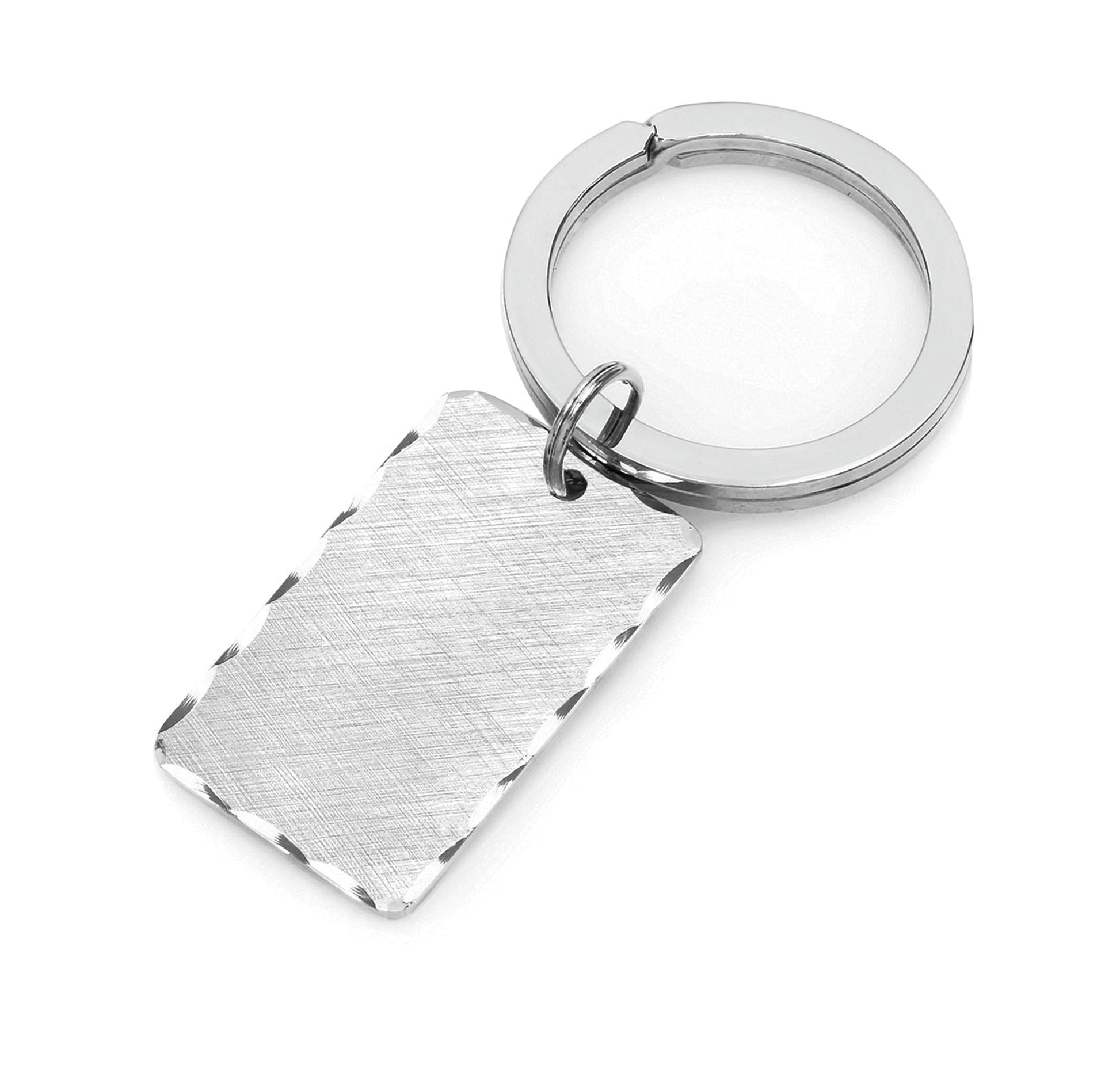 Florentine Key Ring with Scalloped Edge