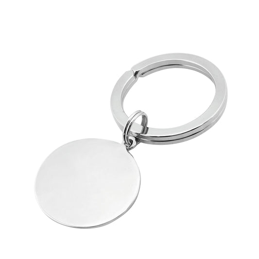 Polished Round Key Ring