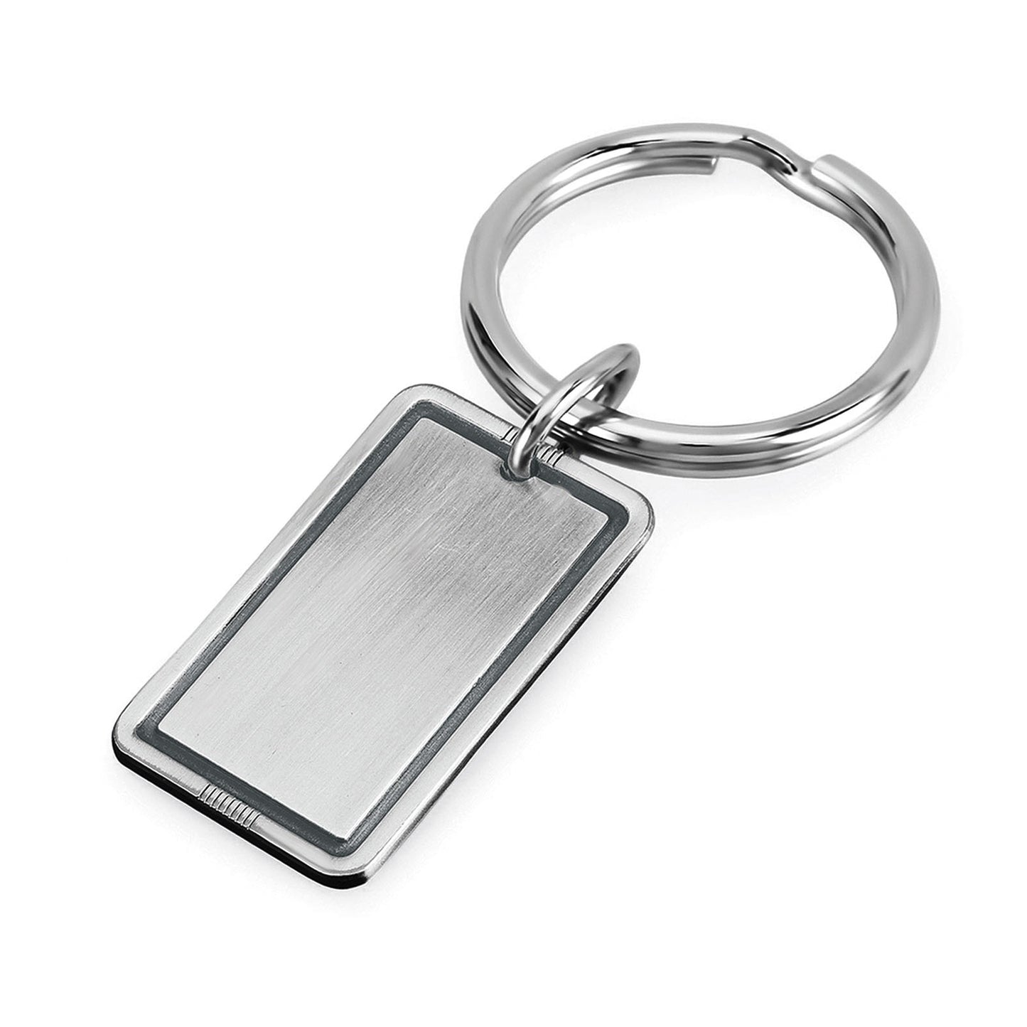 Antique Finish Key Ring with Darkened Border