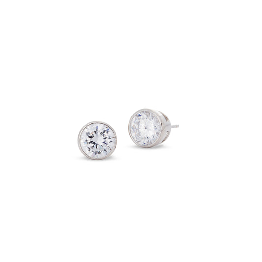 Martini Set Simulated Diamond Stud Earrings