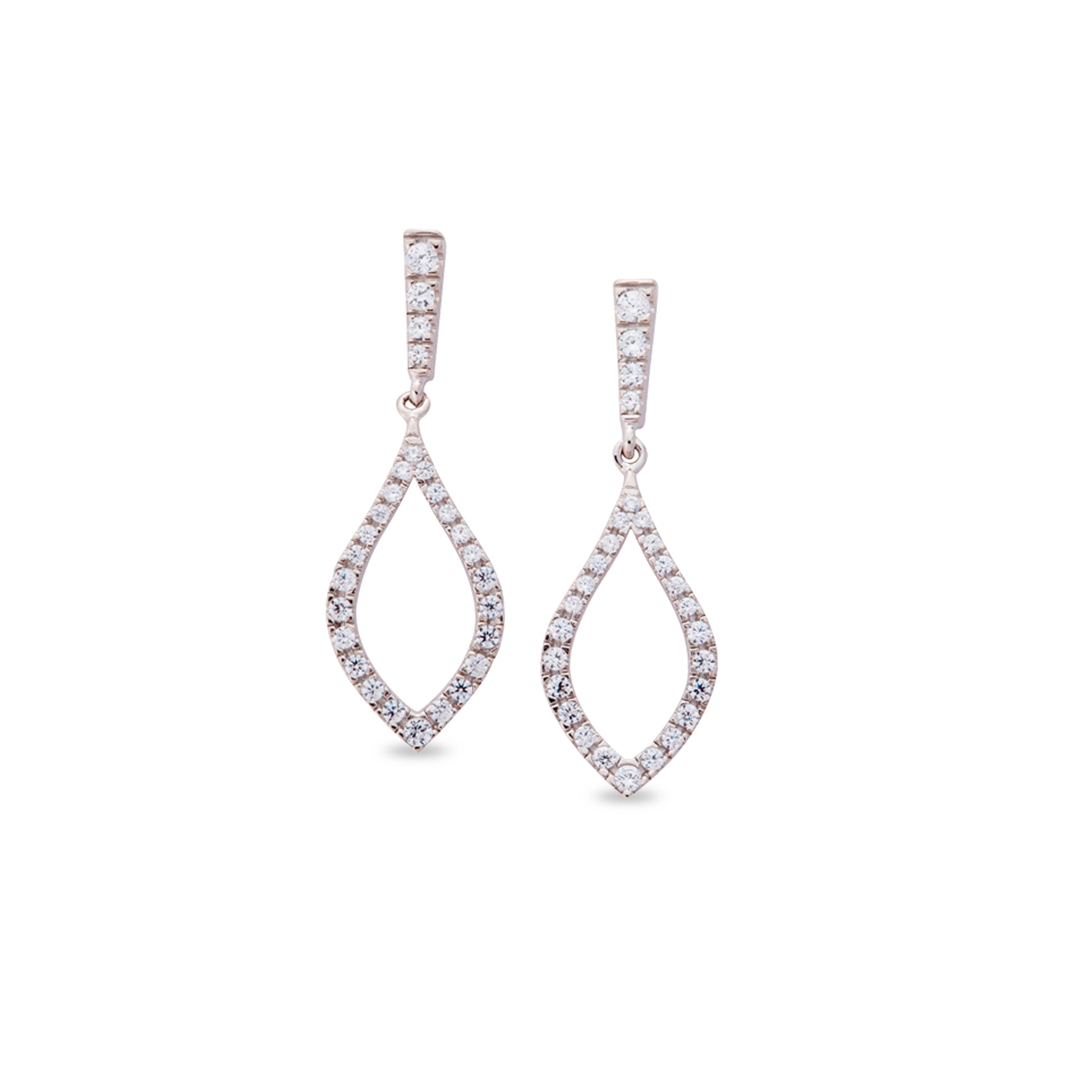 Open Teardrop Earrings