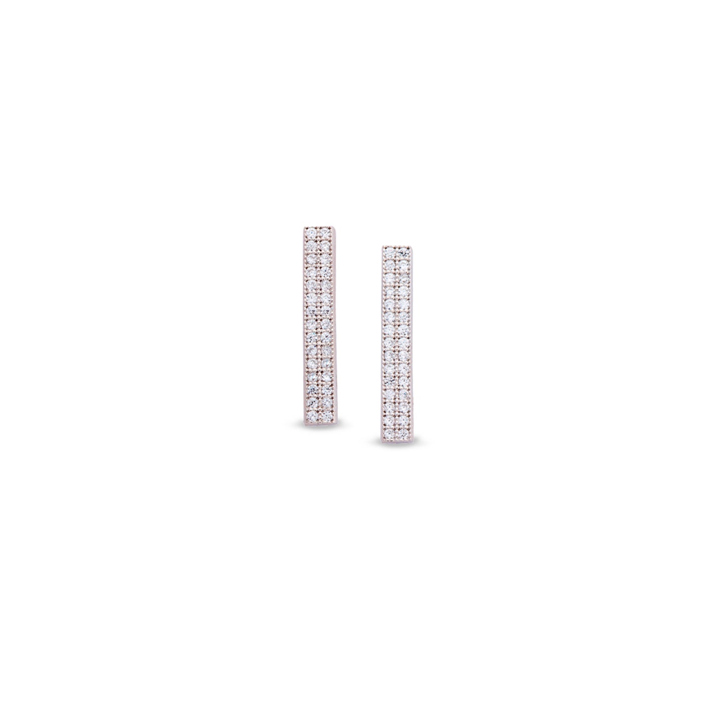 Two Row Bar Earrings