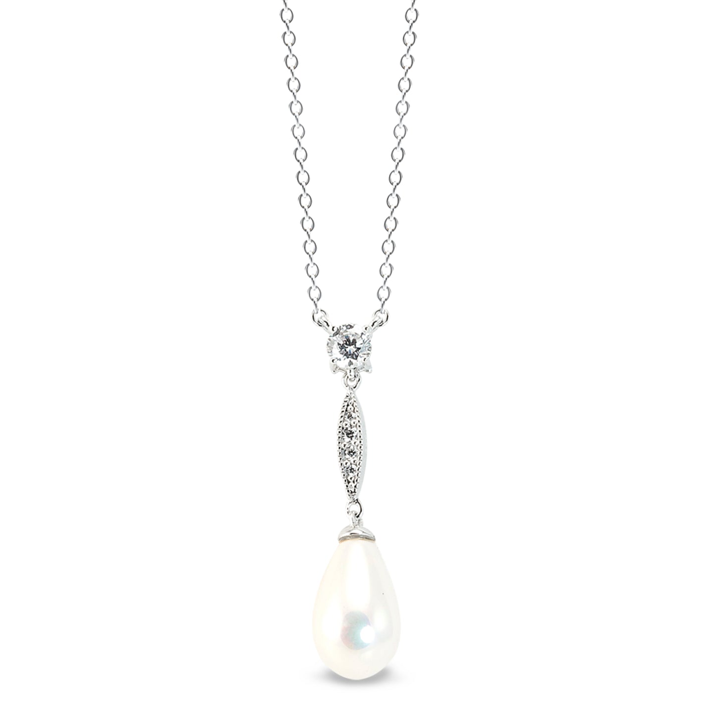 Teardrop Pearl Necklace