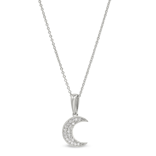 Small Crescent Moon Pendant