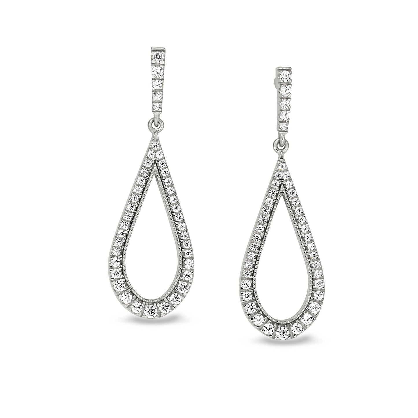 Open Teardrop Earrings