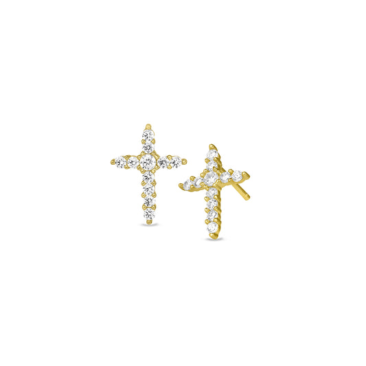 Cross Stud Earrings