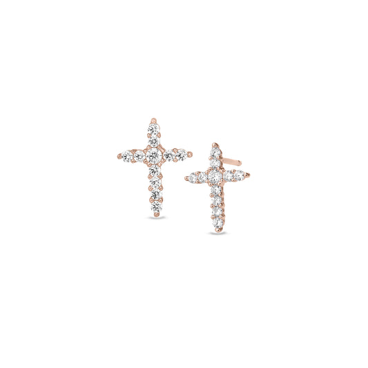 Cross Stud Earrings