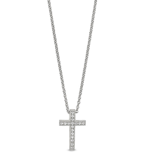 Micropave Cross Pendant