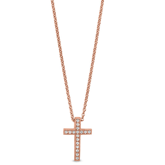 Micropave Cross Pendant