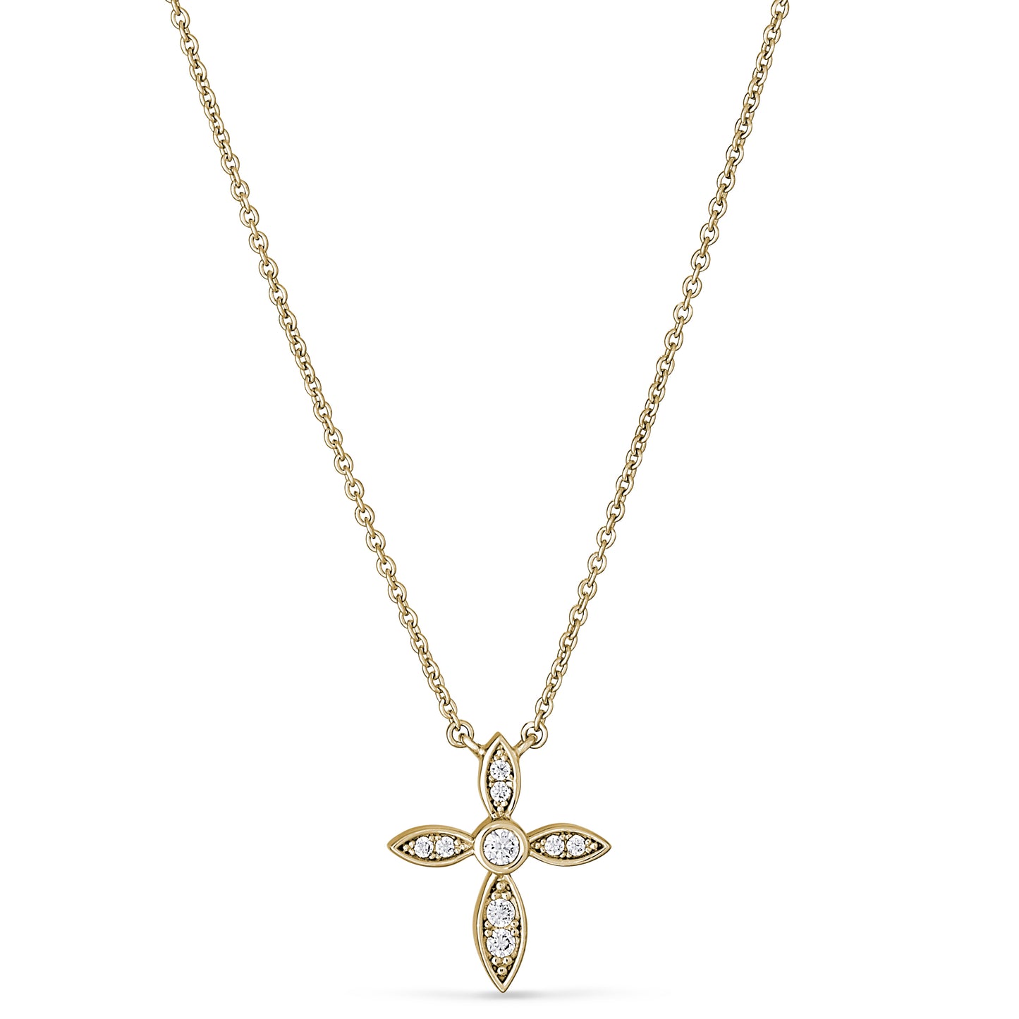 Marquis Cross Necklace