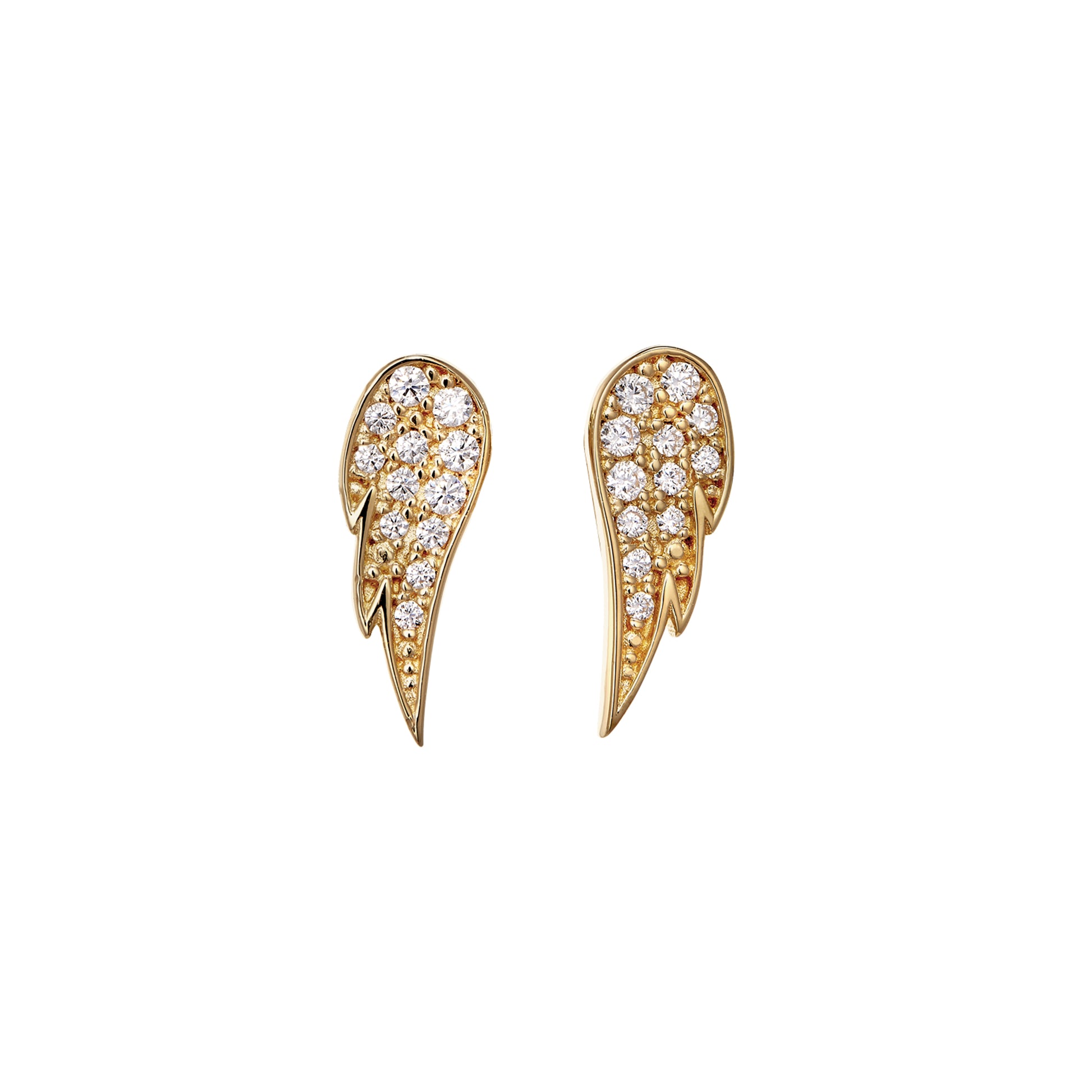 Angel Wings Stud Earrings