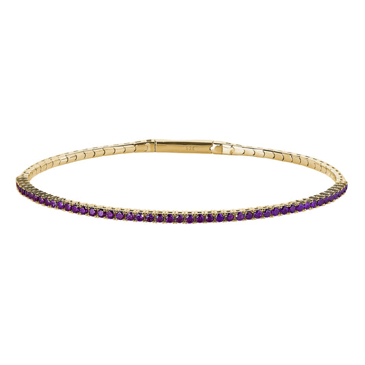 February Birthstone Flex Bracelet