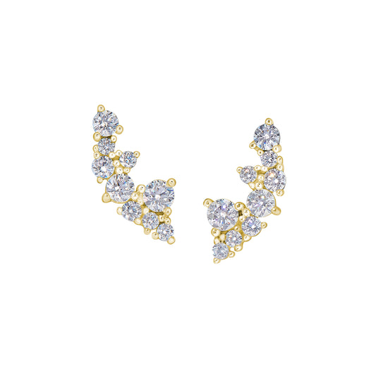Cluster Climber Stud Earrings   (BL2427EG)