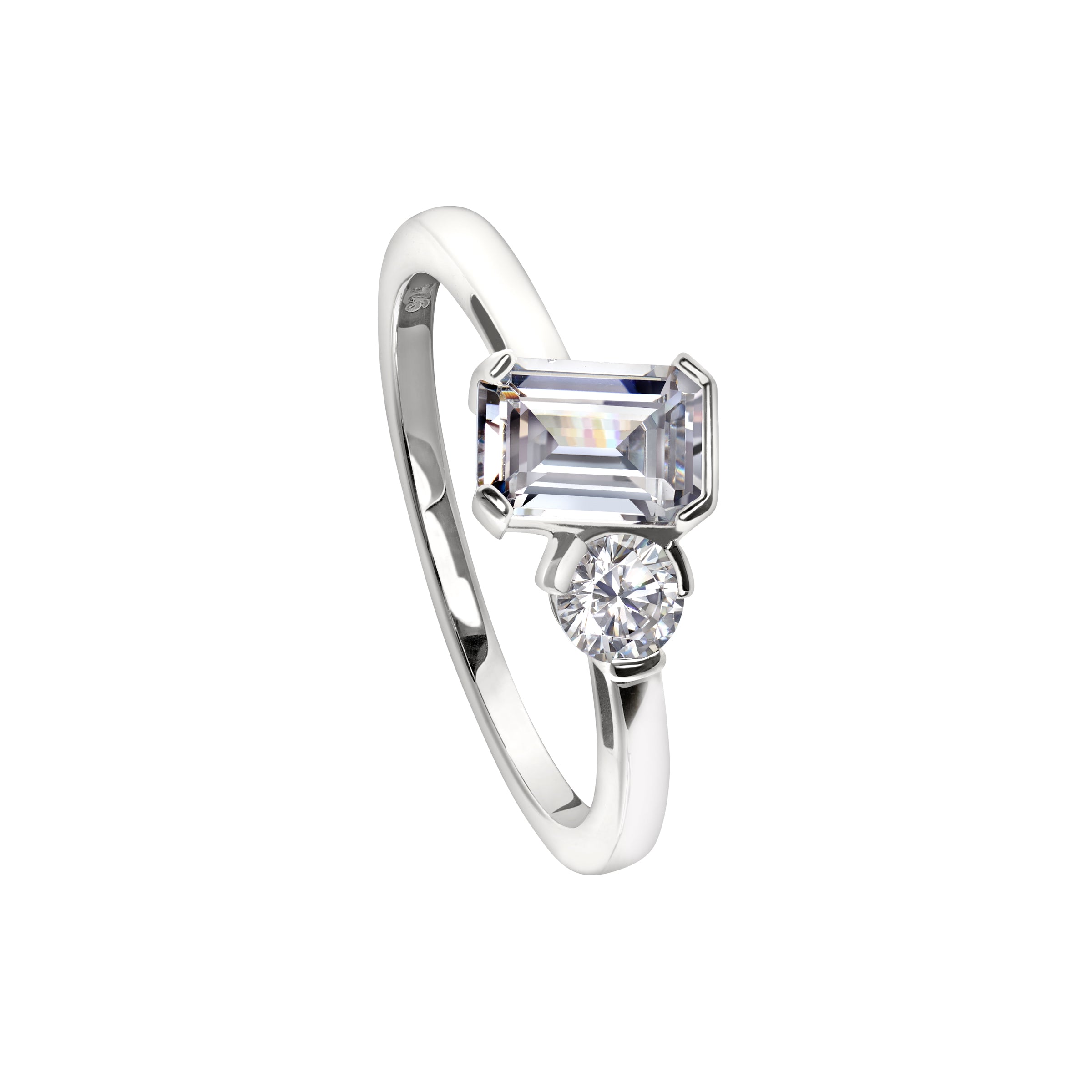 April Rings April Emerald Cut Birthstone Ring (BL2441R4) – Kelly Waters Inc.
