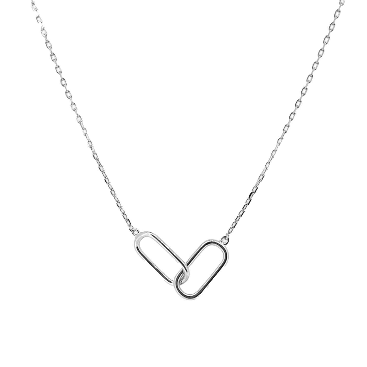 Interlocking Links Necklace   (BL3002N)