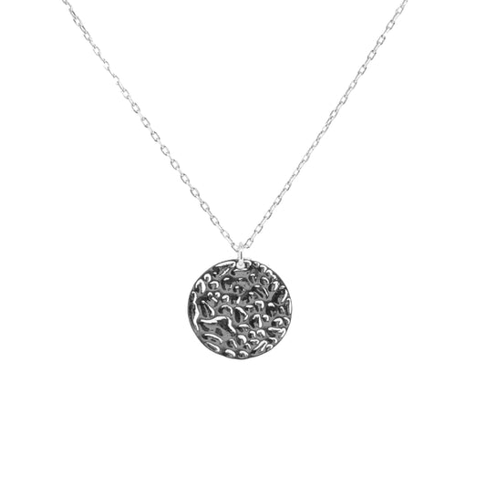 Hammered Disc Pendant   (BL3003N)