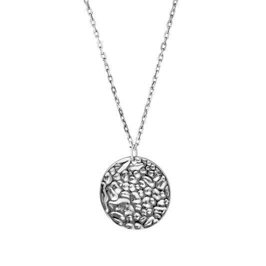 Hammered Disc Pendant   (BL3003N)