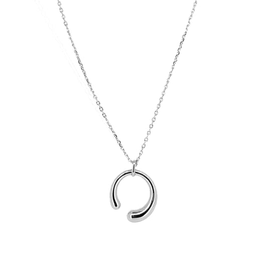 Tapered 3/4 Open Circle Pendant   (BL3008N)