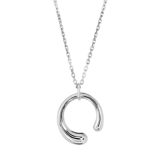 Tapered 3/4 Open Circle Pendant   (BL3008N)