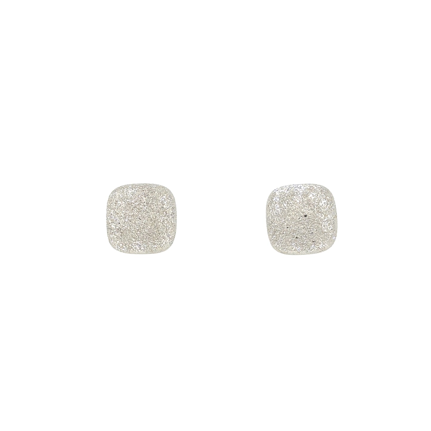 Textured Square Stud Earrings   (BL3011E)