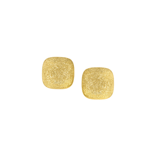 Textured Square Stud Earrings   (BL3011EG)
