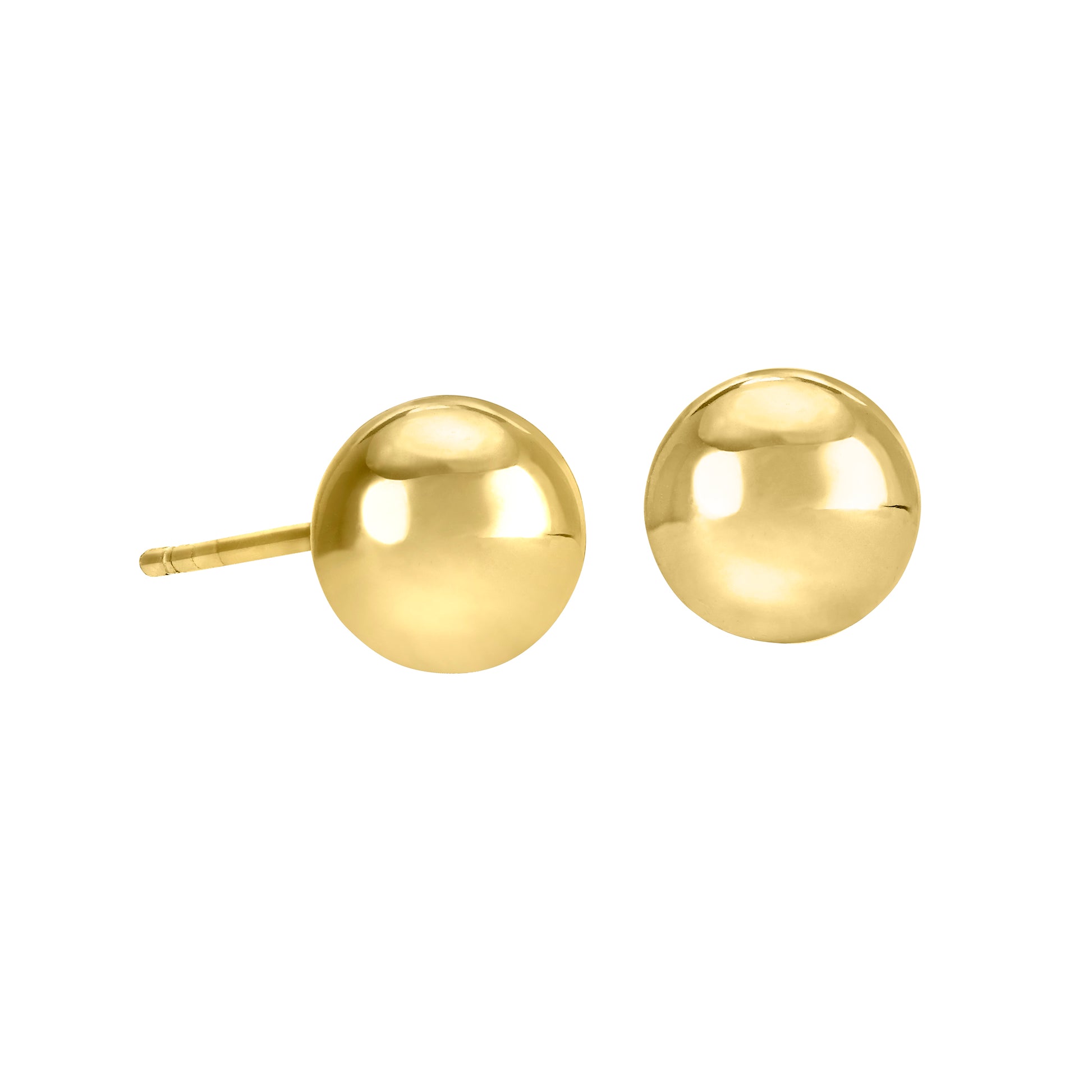 7mm Ball Stud Earrings