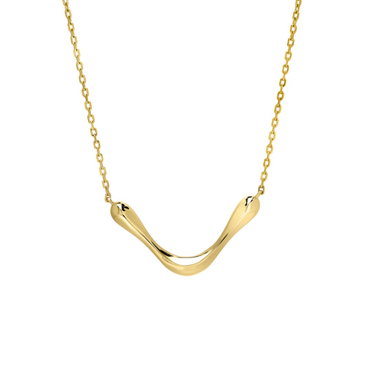Wavy "V" Necklace