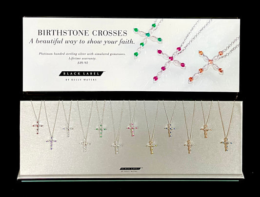 Birthstone Cross Necklace Package