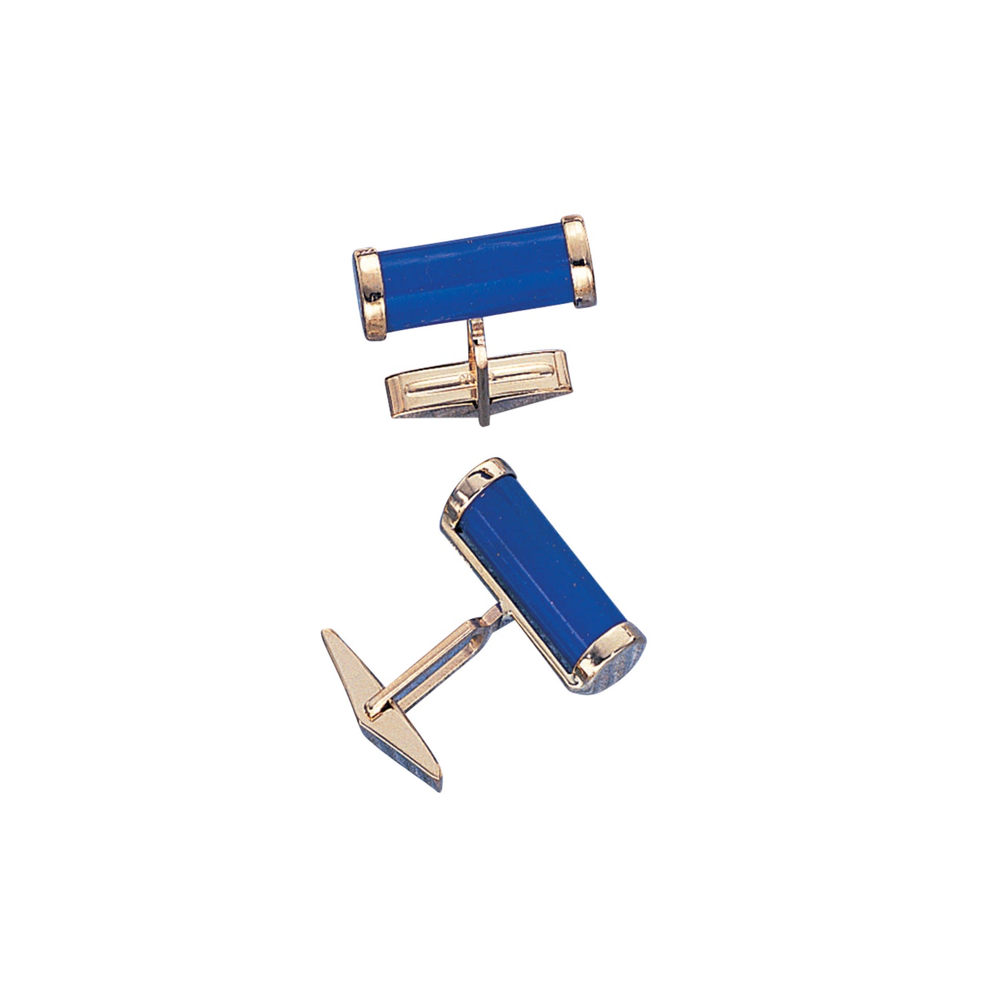 Lapis Cylinder Cufflinks