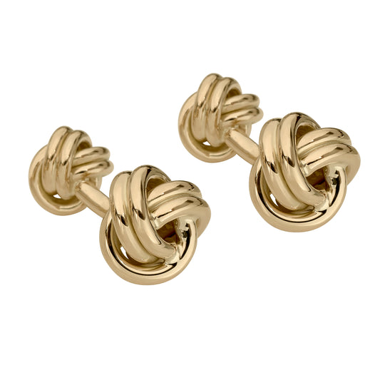 Medium and Small Love Knot Cufflinks