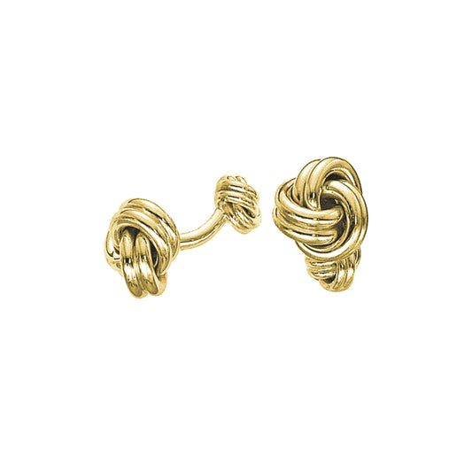 Large and Small Love Knot Cufflinks