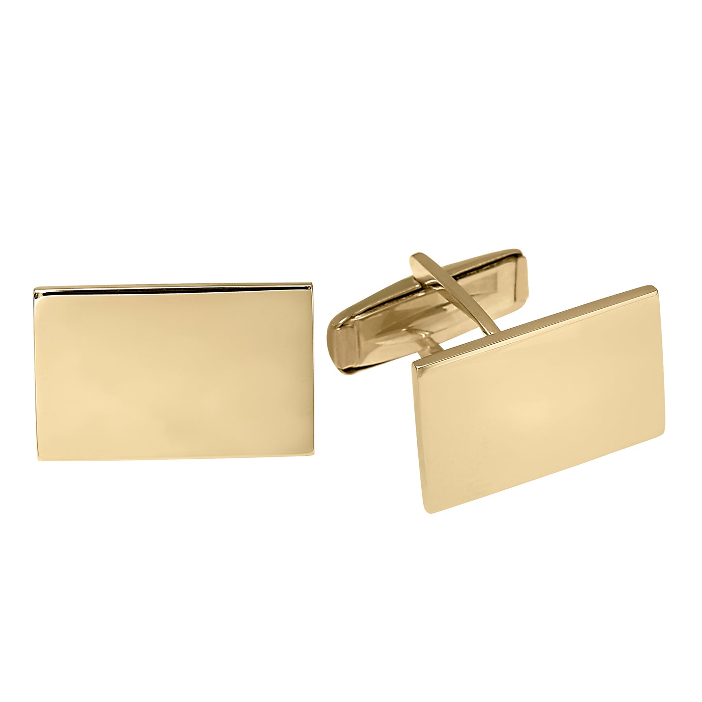 Heavyweight Rectangle Polished Cufflinks